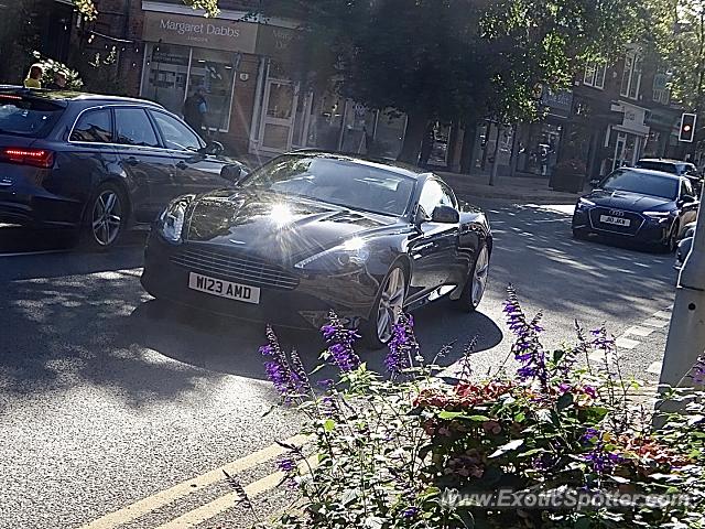 Aston Martin DB9 spotted in Alderley Edge, United Kingdom