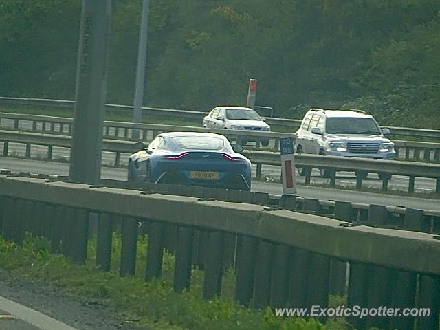 Aston Martin Vantage spotted in Motorway, United Kingdom