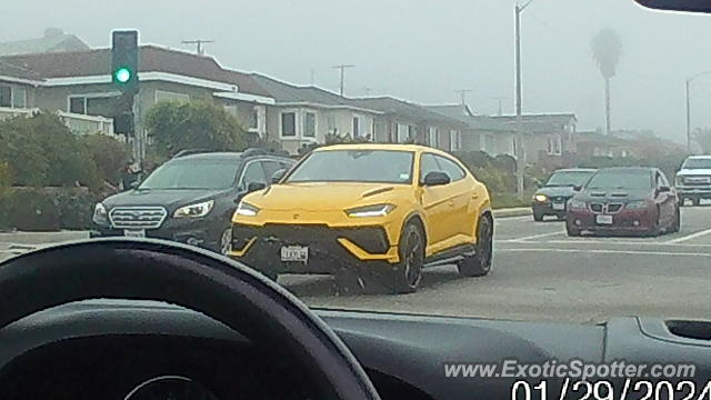 Lamborghini Urus spotted in Palos verdes, California