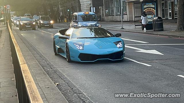 Lamborghini Murcielago spotted in London, United Kingdom