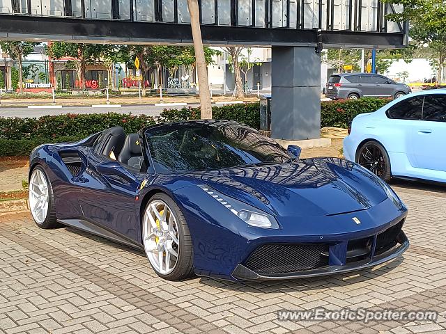 Ferrari 488 GTB spotted in Jakarta, Indonesia