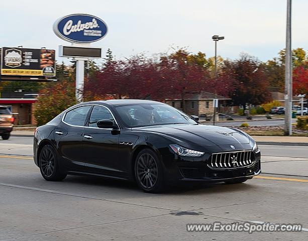 Maserati Ghibli spotted in Green bay, Wisconsin