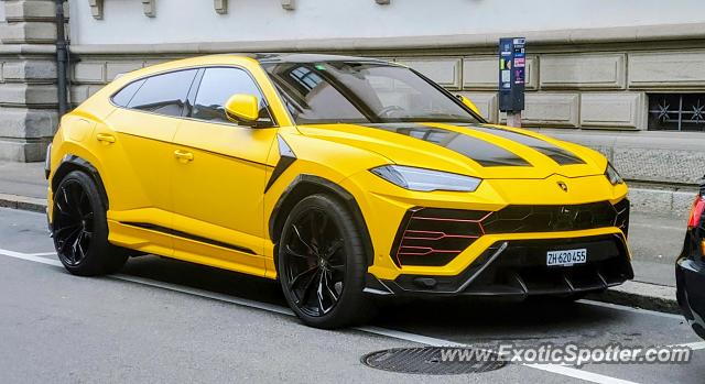 Lamborghini Urus spotted in Zurich, Switzerland