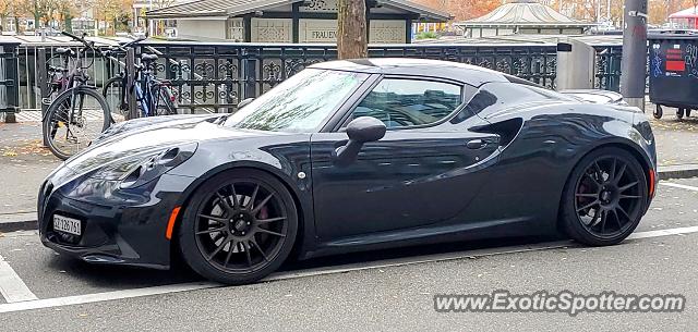 Alfa Romeo 4C spotted in Zürich, Switzerland