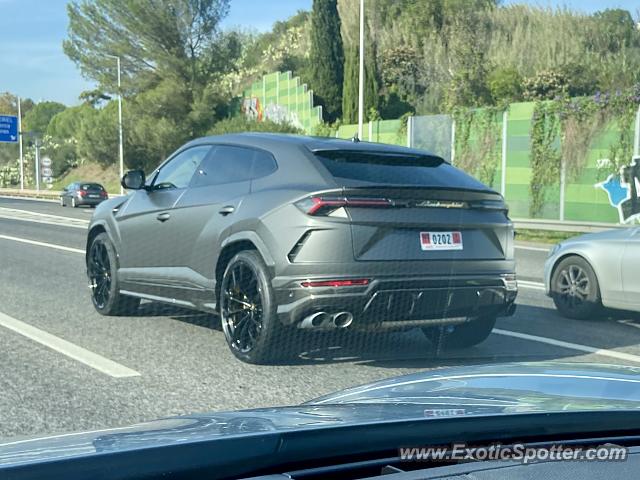 Lamborghini Urus spotted in Lisbon, Portugal