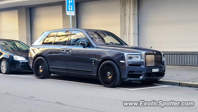 Rolls-Royce Cullinan spotted in Zurich, Switzerland