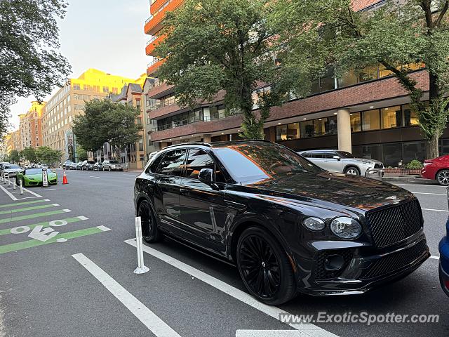 Bentley Bentayga spotted in Washington DC, United States