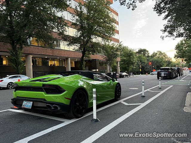 Lamborghini Huracan spotted in Washington DC, United States