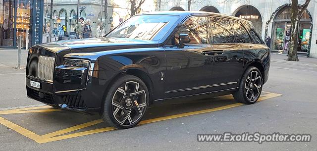 Rolls-Royce Cullinan spotted in Zürich, Switzerland