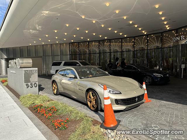 Ferrari GTC4Lusso spotted in Washington DC, United States