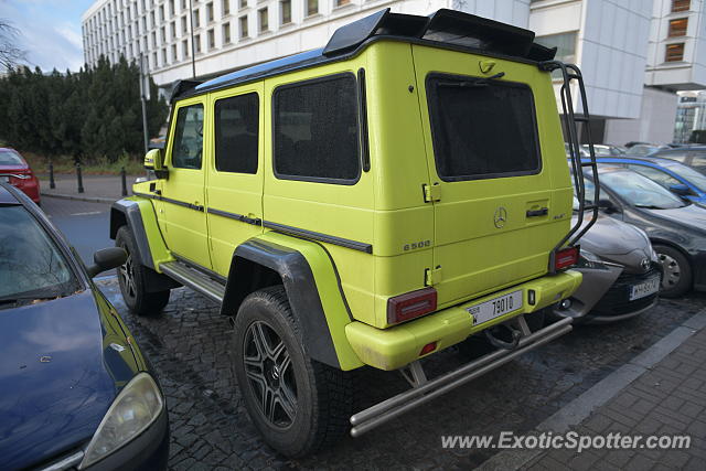 Mercedes 4x4 Squared spotted in Warsaw, Poland