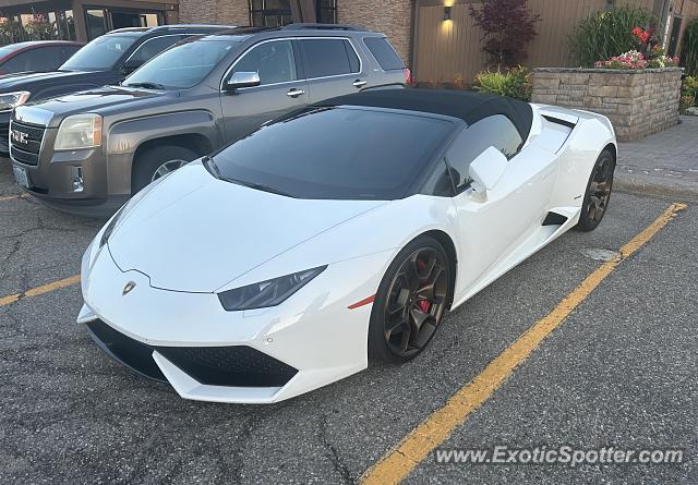 Lamborghini Huracan spotted in Vaughan, Ontario, Canada