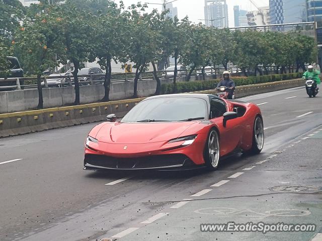 Ferrari SF90 Stradale spotted in Jakarta, Indonesia