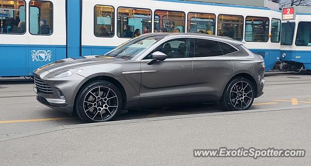 Aston Martin DBX spotted in Zurich, Switzerland