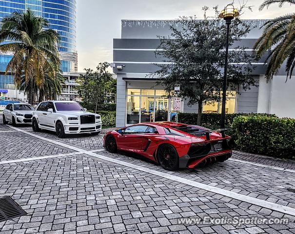 Lamborghini Aventador spotted in Fort Lauderdale, Florida