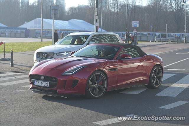 Jaguar F-Type spotted in Warsaw, Poland