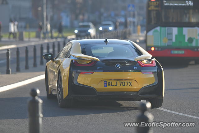 BMW I8 spotted in Warsaw, Poland