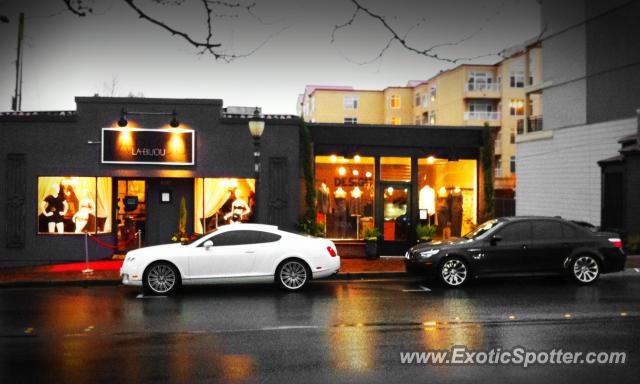 Bentley Continental spotted in Bellevue, Washington