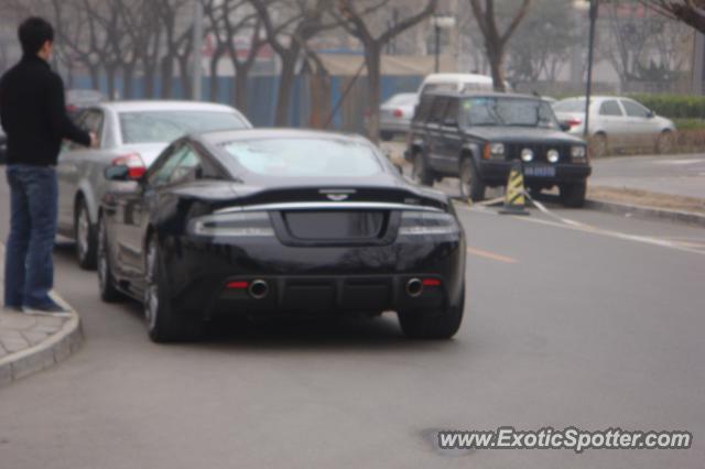 Aston Martin DBS spotted in Beijing, China