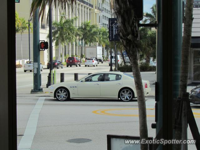 Maserati Quattroporte spotted in Palm Beach, Florida