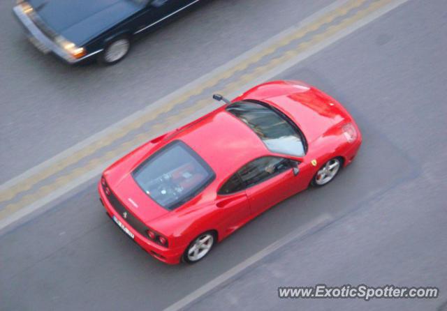 Ferrari 360 Modena spotted in Istanbul, Turkey