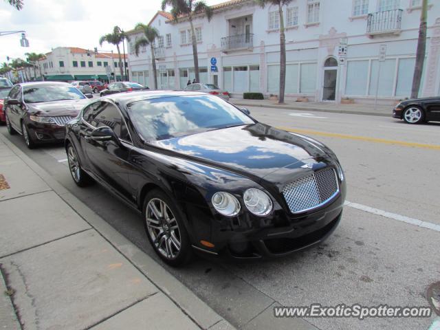 Bentley Continental spotted in Palm Beach, Florida