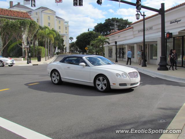 Bentley Continental spotted in Palm Beach, Florida