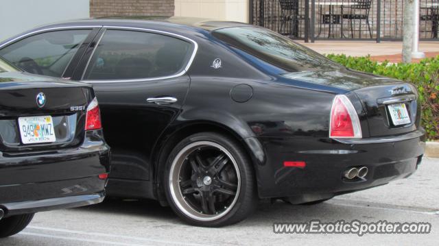 Maserati Quattroporte spotted in Palm Beach Gardens, Florida