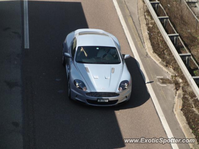 Aston Martin DBS spotted in Motoway, Germany