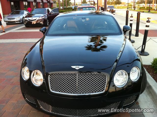 Bentley Continental spotted in Jacksonville, Florida