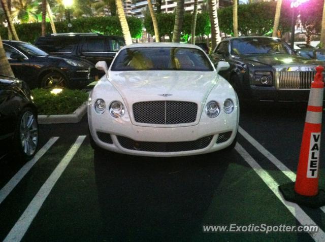 Bentley Continental spotted in Miami, Florida