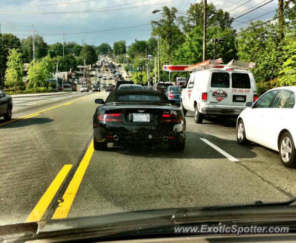 Aston Martin DB9 spotted in Atlanta, Georgia