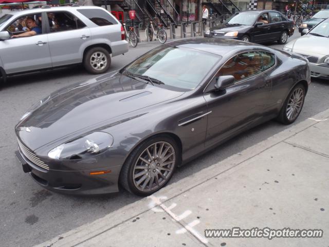 Aston Martin DB9 spotted in Montreal, Canada