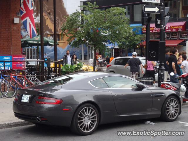 Aston Martin DB9 spotted in Montreal, Canada