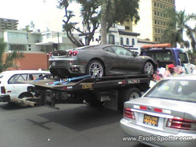 Ferrari F430 spotted in Lima, Peru