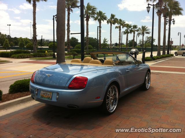 Bentley Continental spotted in Jacksonville, Florida