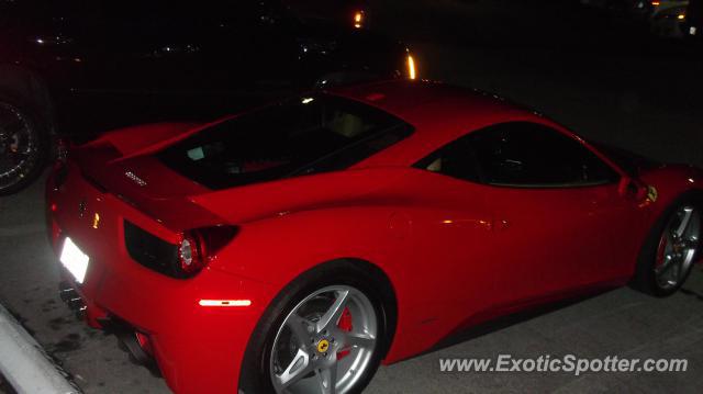 Ferrari 458 Italia spotted in Jacksonville, Florida