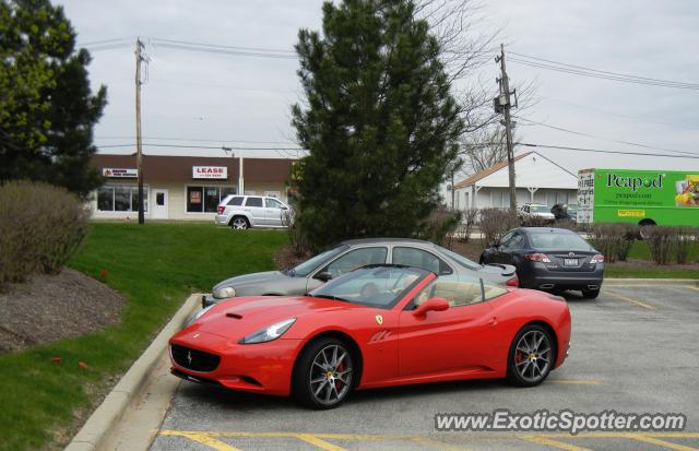 Ferrari California spotted in Deerpark, Illinois