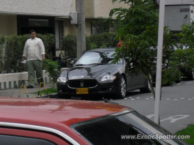 Maserati Quattroporte spotted in Bogota, Colombia