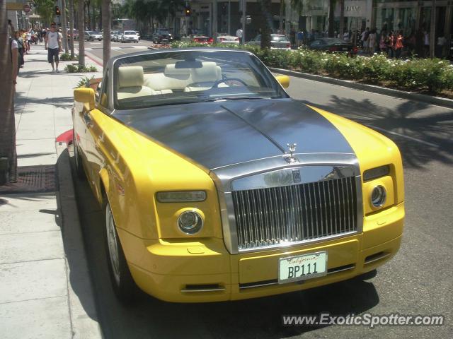 Rolls Royce Phantom spotted in Beverly Hills, California