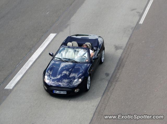 Aston Martin DB7 spotted in Motoway, Germany