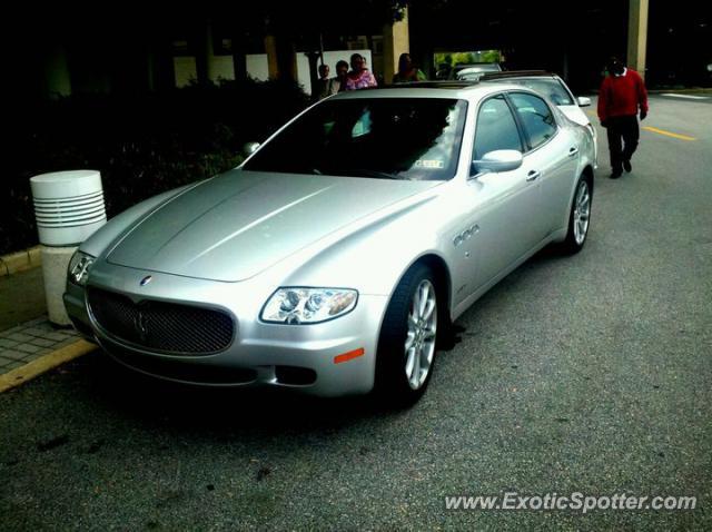 Maserati Quattroporte spotted in King Of Prussia, Pennsylvania