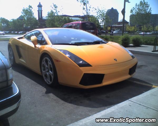 Lamborghini Gallardo spotted in Montreal, Canada