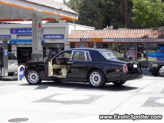 Rolls Royce Phantom spotted in Beverly Hills, California