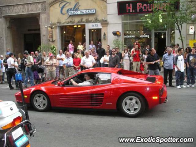 Ferrari Testarossa spotted in Montreal, Quebec, Canada