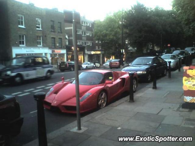 Ferrari Enzo spotted in London, United Kingdom