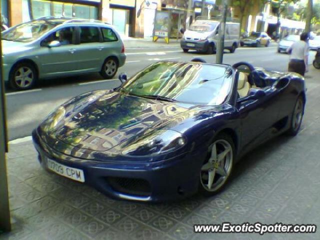 Ferrari 360 Modena spotted in Barcelona, Spain