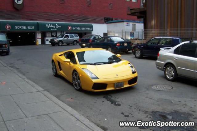 Lamborghini Gallardo spotted in Montreal, Canada