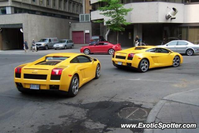 Lamborghini Gallardo spotted in Montreal, Canada