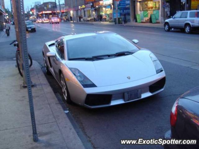 Lamborghini Gallardo spotted in Toronto, Canada